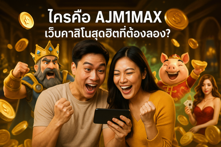 ใครคือ AJM1MAX เว็บคาสิโนสุดฮิตที่ต้องลอง?