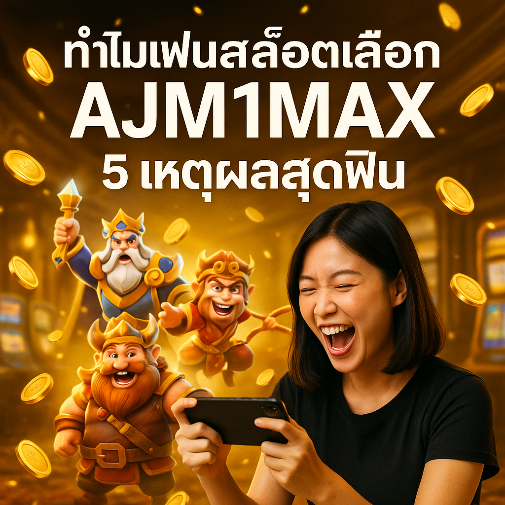 ทำไมแฟนสล็อตเลือก AJM1MAX – 5 เหตุผลสุดฟิน