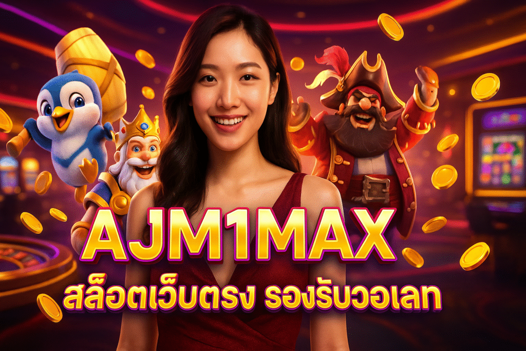 AJM1MAX สล็อตเว็บตรง รองรับวอเลท
