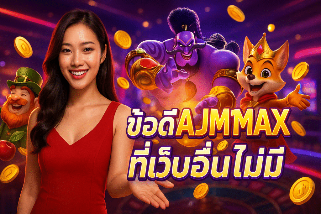 ข้อดี AJM1MAX ที่เว็บอื่นไม่มี