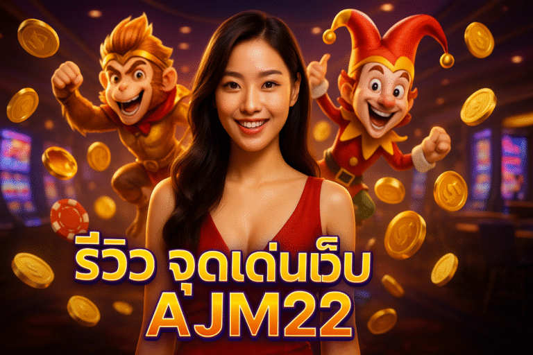 รีวิว จุดเด่นเว็บ AJM22